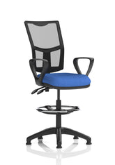 Eclipse Plus II Mesh Chair Blue Loop Arms Hi Rise Kit KC0267 DD